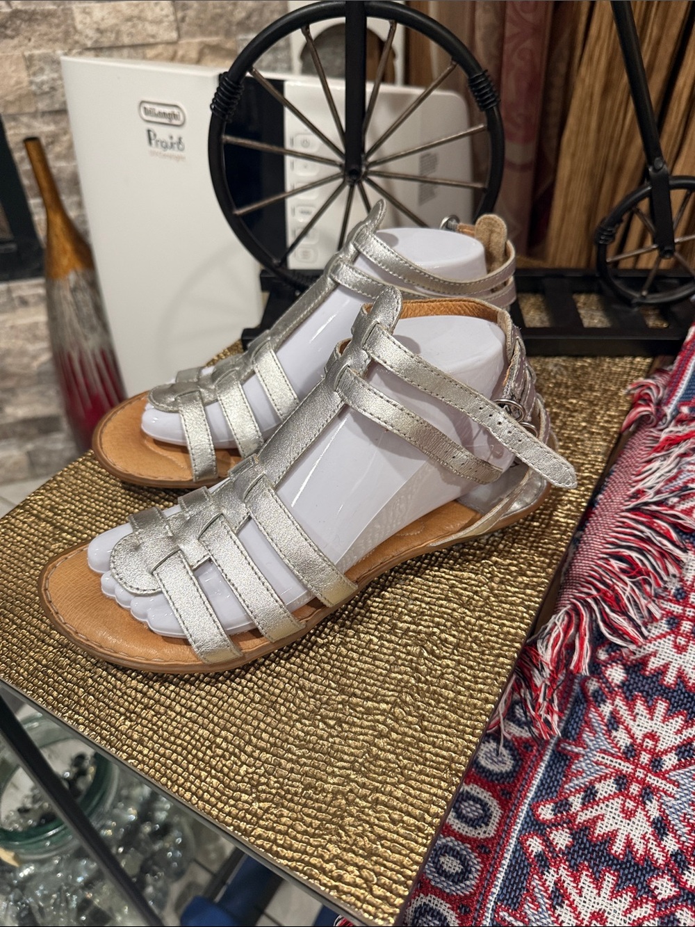Born Silver Multi-Strap Women’s Sandals - Picture 2 of 9